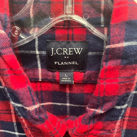 J Crew Plaid Flannel Shirt - Picture 4 of 4